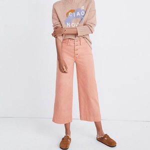 Madewell Emmett Wide Leg Crop Pants